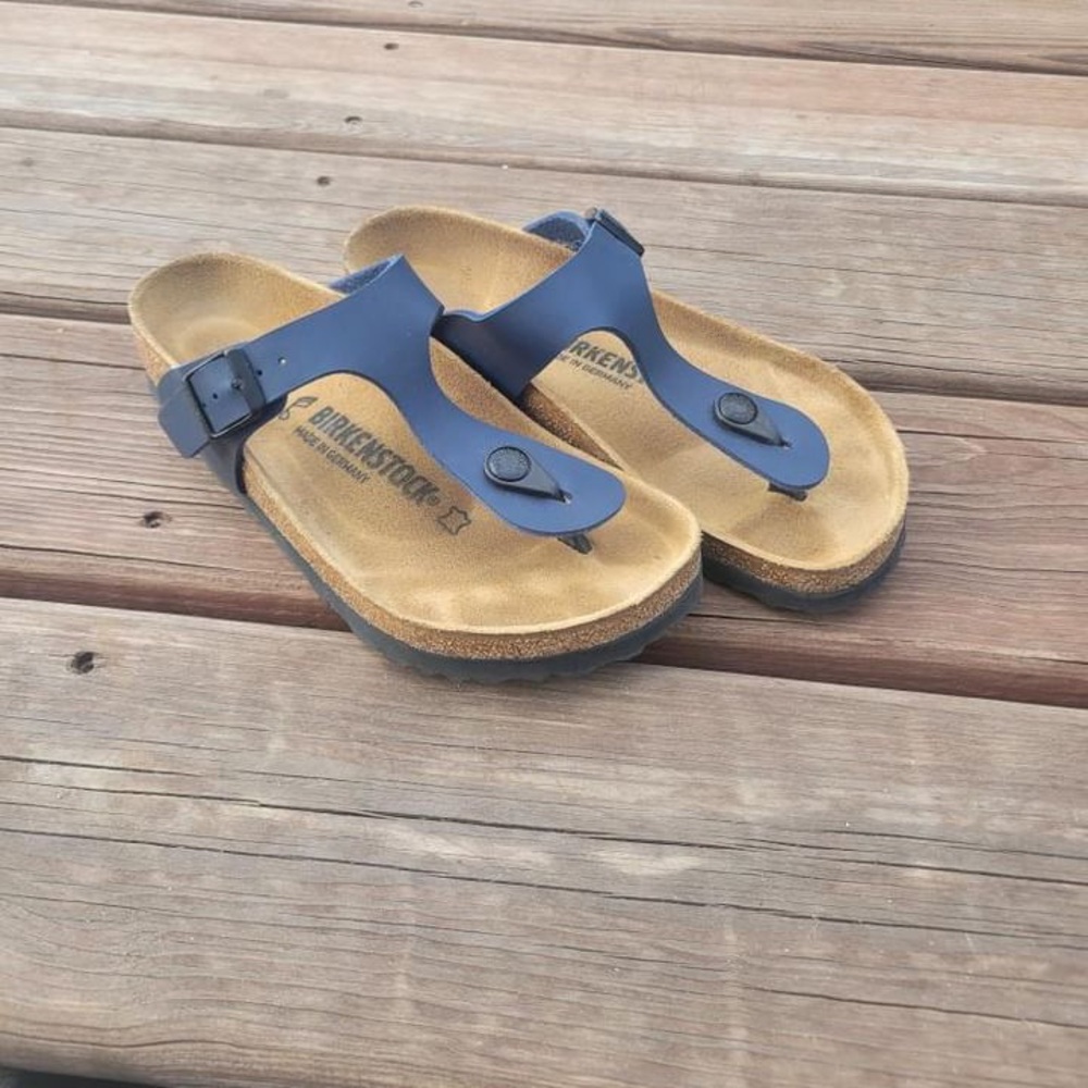 Birkenstock Gizeh Birko Sandal navy blue